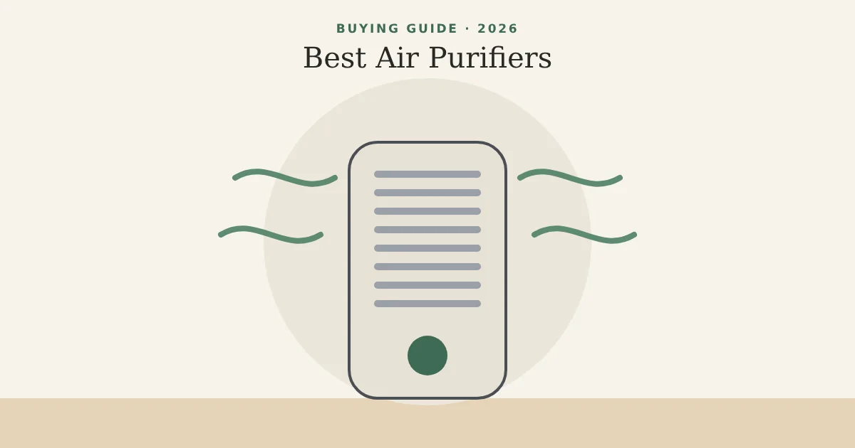 Illustration for 3 Best Air Purifiers for Home and Home Office in 2026