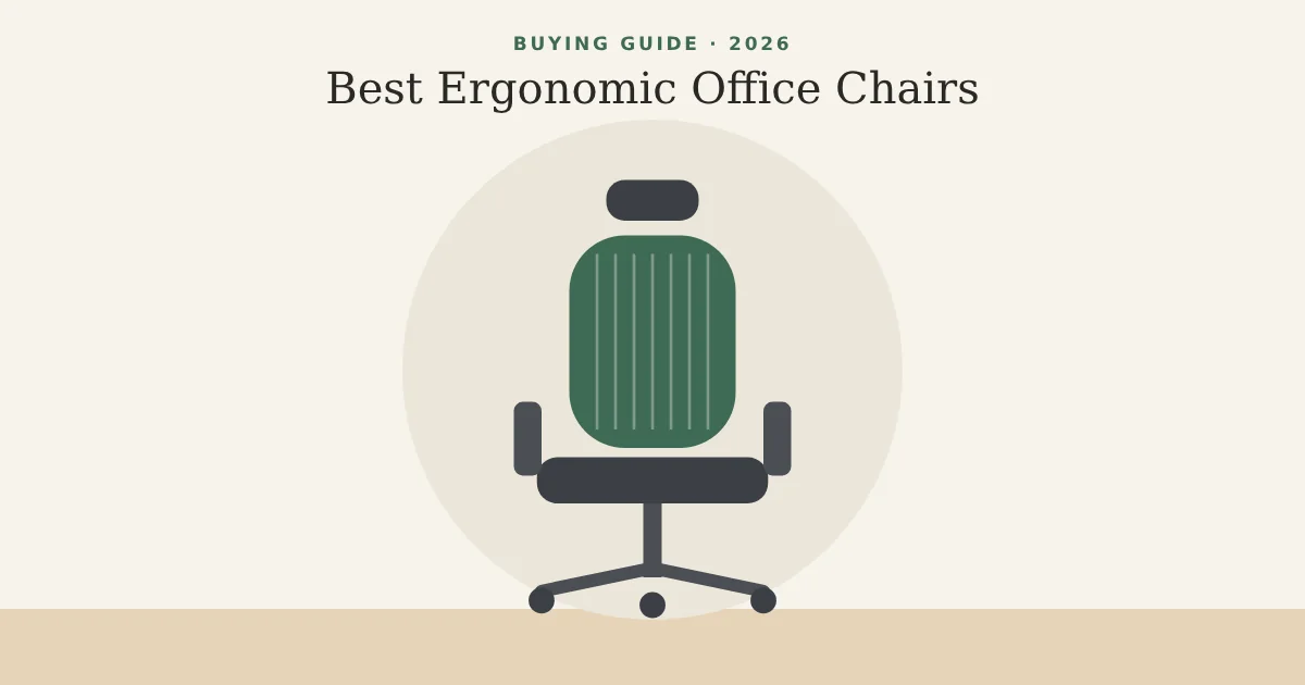 Illustration for 4 Best Ergonomic Office Chairs for Working From Home in 2026