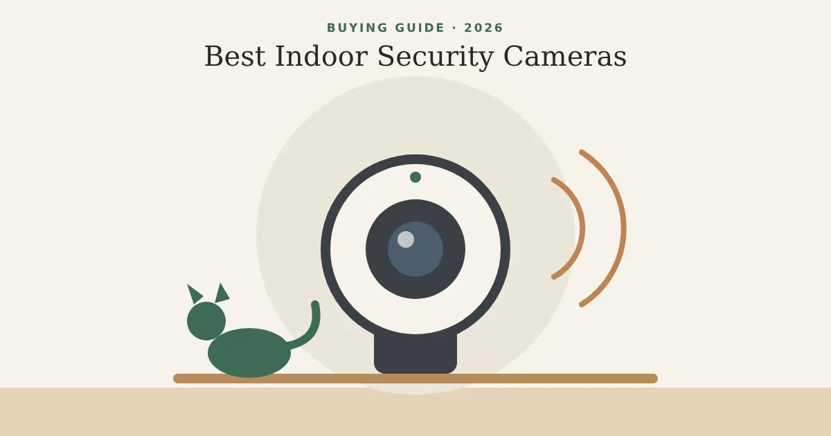 Illustration for 4 Best Indoor Security Cameras for Home and Pets in 2026