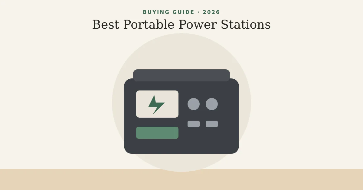 Illustration for 3 Best Portable Power Stations for Home Backup in 2026