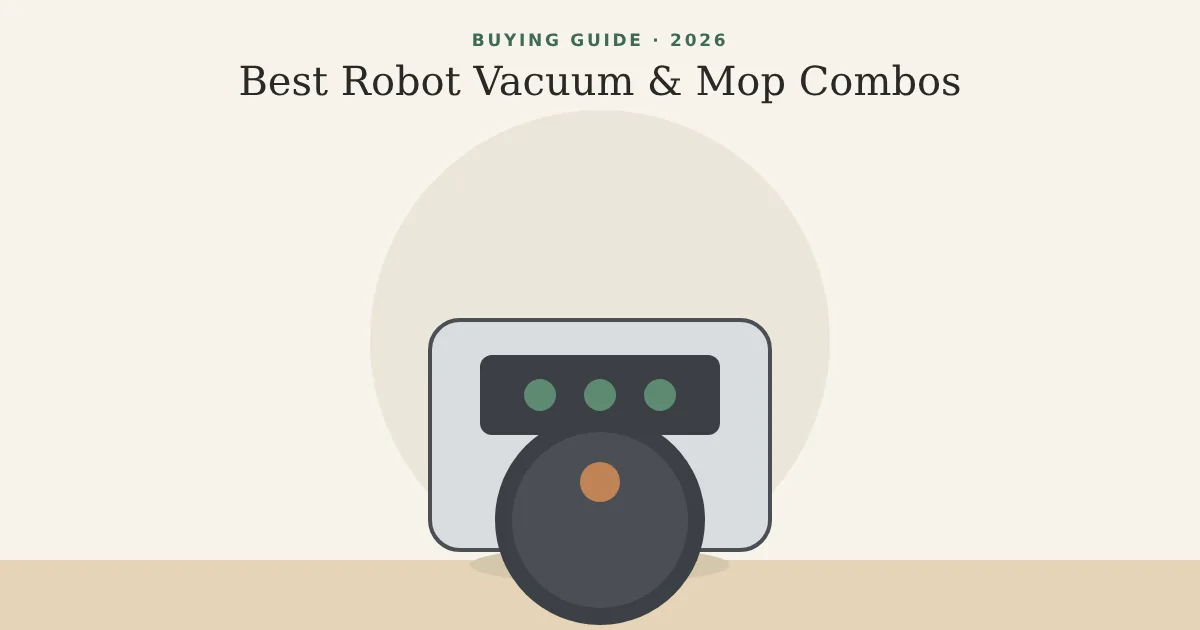 Illustration for 3 Best Robot Vacuum and Mop Combos in 2026 (With Self-Cleaning Docks)