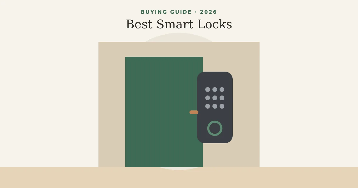 Illustration for 4 Best Smart Locks in 2026: Keypad, Fingerprint and Wi-Fi Deadbolts