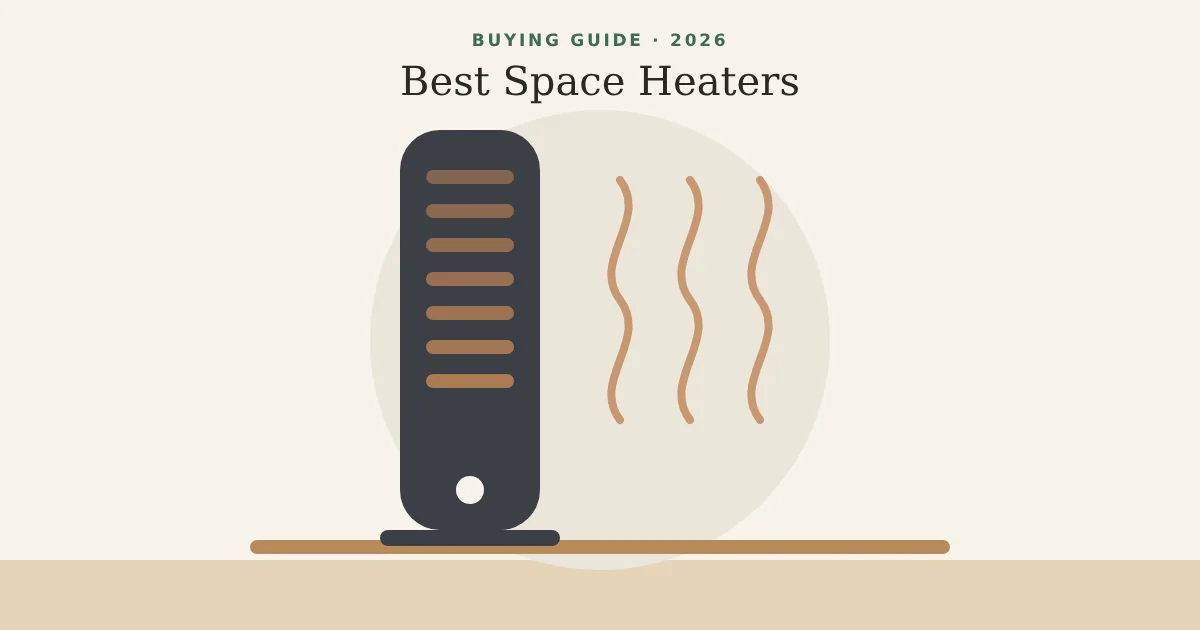 Illustration for 4 Best Space Heaters for Home and Home Office in 2026