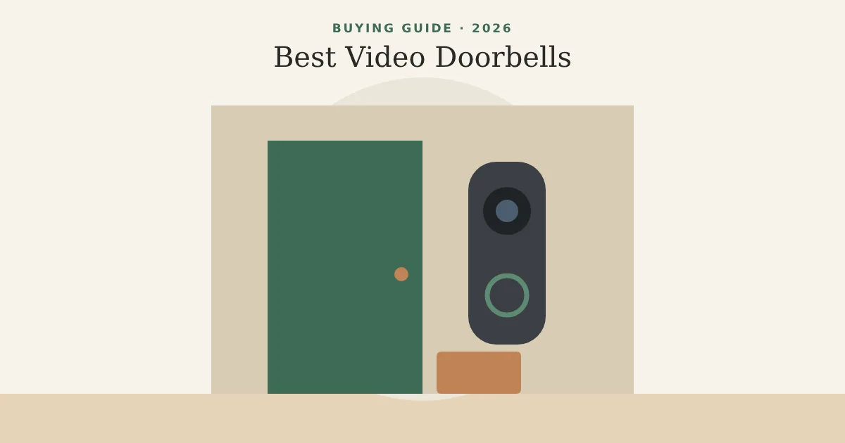 Illustration for 3 Best Video Doorbells in 2026 (Including One With No Monthly Fee)