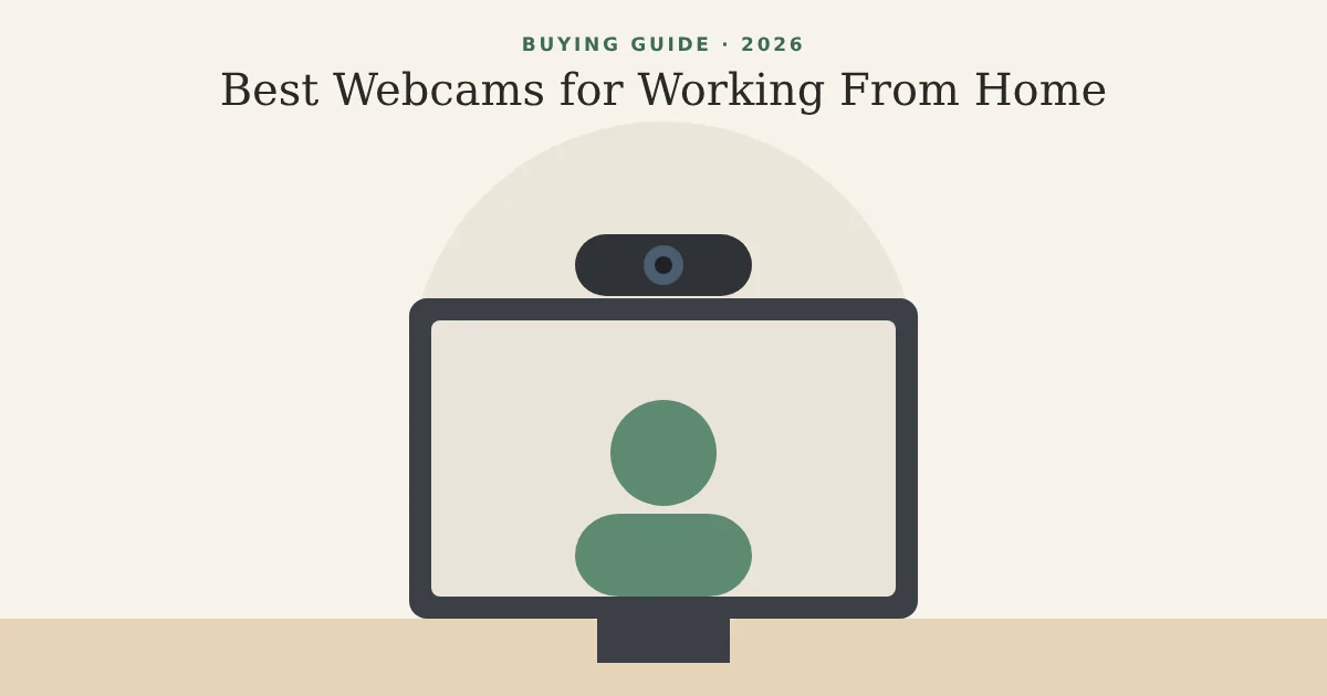Illustration for 3 Best Webcams for Working From Home in 2026