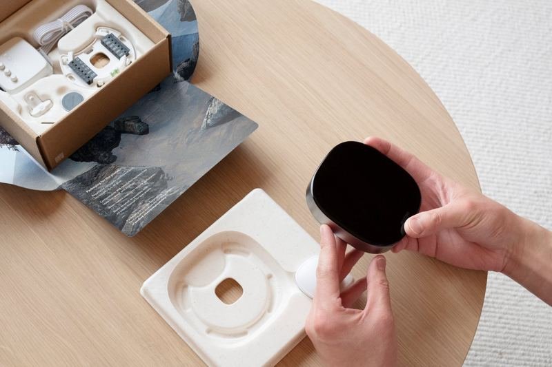 ecobee installation kit with wall base, Power Extender Kit and wiring